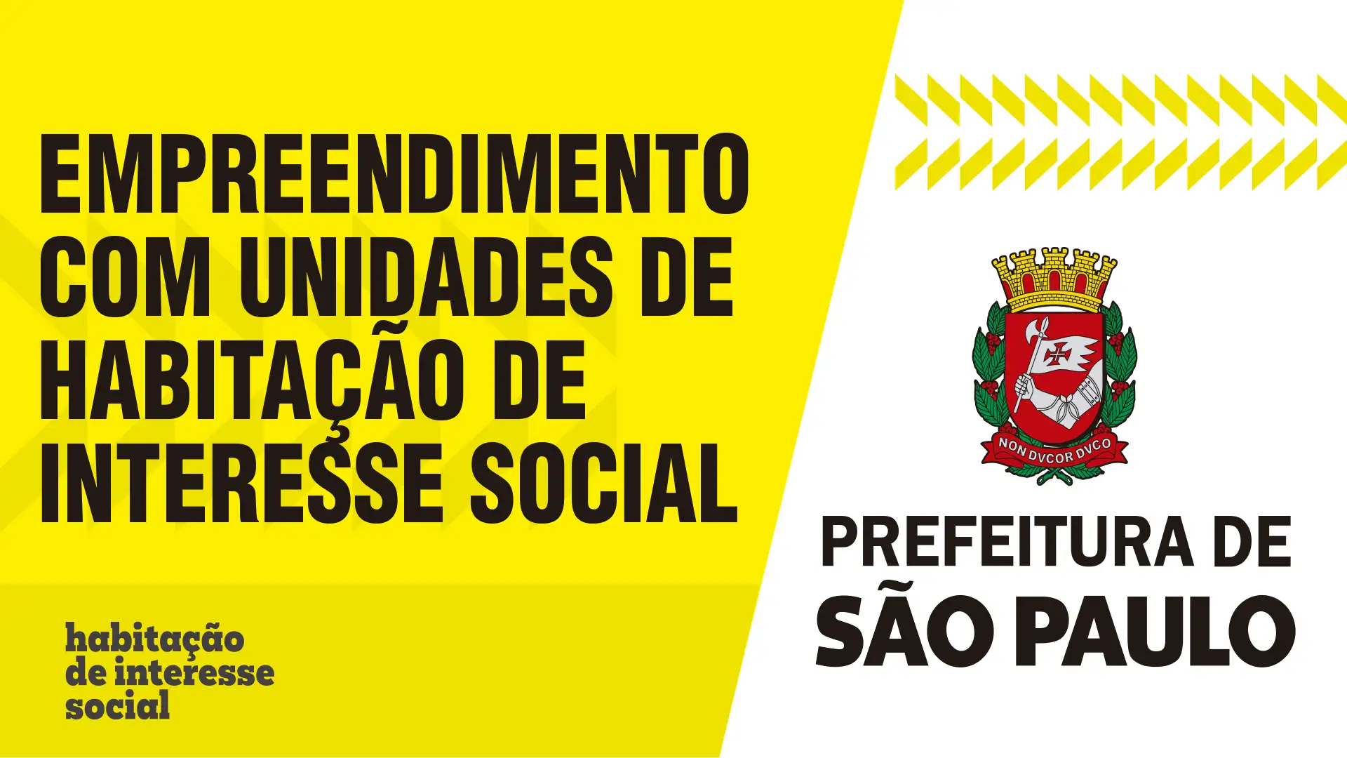 Selo da Prefeitura de São Paulo: Empreendimento com Unidades de Habitação de Interesse Social